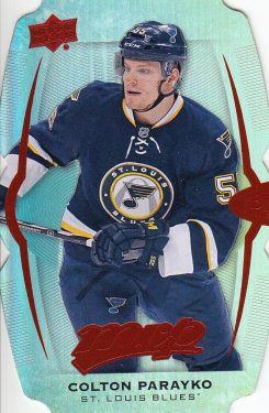 insert karta COLTON PARAYKO 16-17 MVP Colors & Contours Teal číslo 77