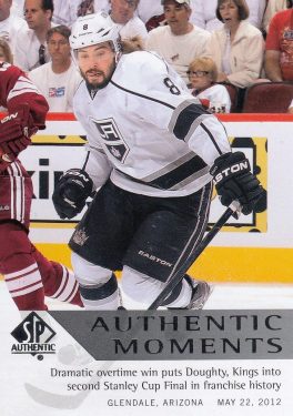 insert karta DREW DOUGHTY 12-13 SP Authentic Authentic Moments číslo 176