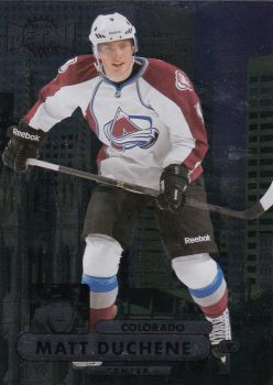 insert karta MATT DUCHENE 13-14 Fleer Showcase Metal Universe číslo MU-25