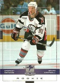 řadová karta BRIAN CAMPBELL 99-00 UD Wayne Gretzky Hockey číslo 26
