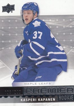 insert RC karta KASPERI KAPANEN 16-17 UD Premier Rookie /299