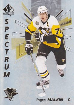 paralel karta EVGENI MALKIN 16-17 SP Authentic Spectrum FX číslo S-35