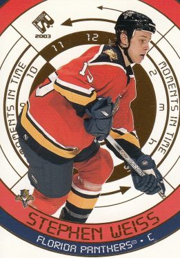insert RC karta STEPHEN WEISS 02-03 Private Stock Reserve Moments in Time
