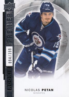 insert RC karta NICOLAS PETAN 15-16 UD Premier Rookie /399