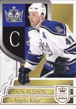 řadová karta JASON ALLISON 03-04 Crown Royale číslo 46