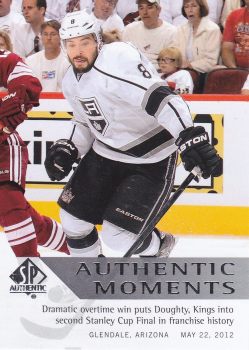 insert karta DREW DOUGHTY 12-13 SP Authentic, Authentic Moments číslo 165