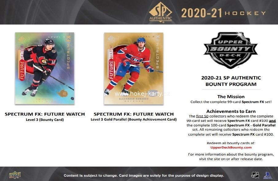 2020-21 Upper Deck SP Authentic Hockey Hobby Box